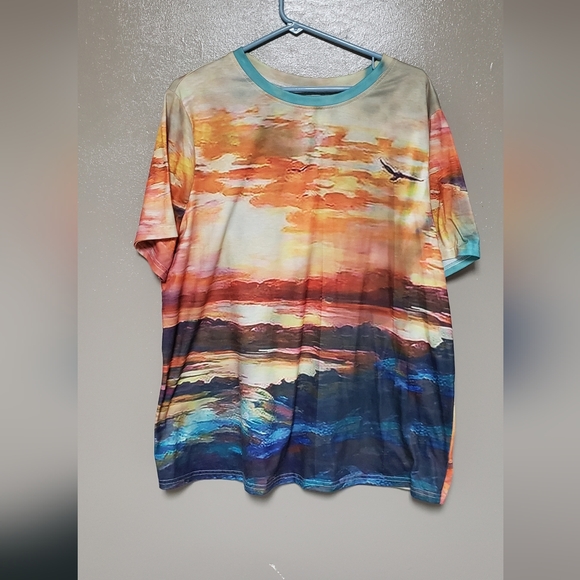 Women's sunset t shirt size 1xl - Picture 3 of 6
